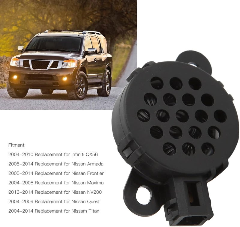 Fydun Electronic Beep Buzze Continous Sound Beep Alarm Sounder Black Replacement for Armada NV200 Quest Titan for QX56 - Image 4